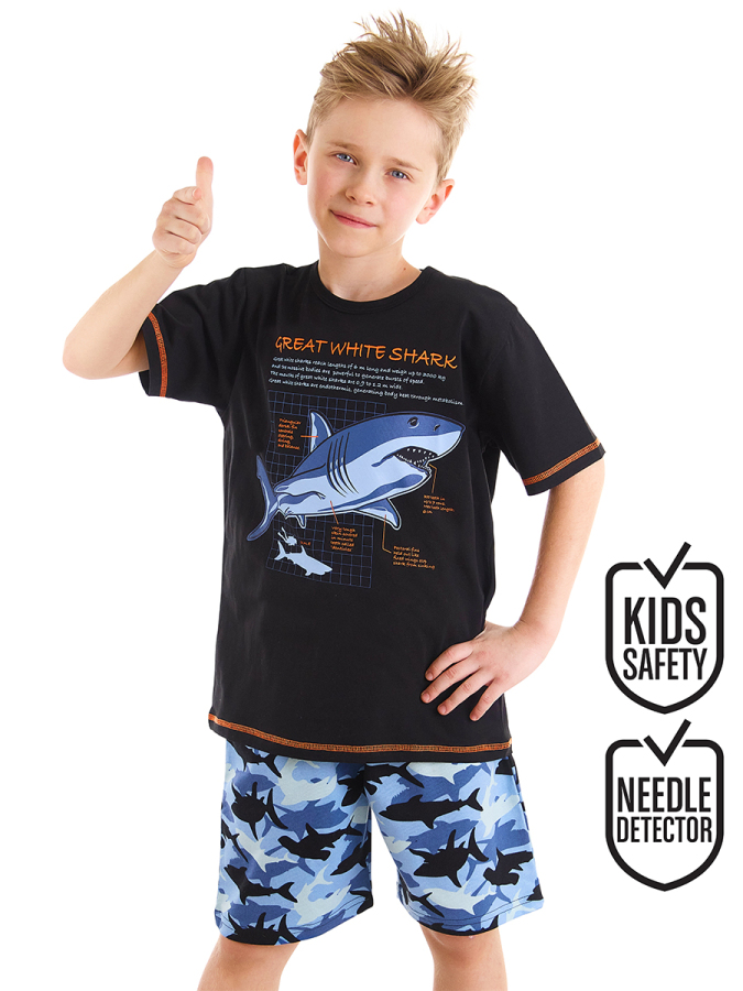 Shark Camo Boy T-shirt&Shorts Set - 1