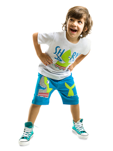 Shark Island Erkek Çocuk T-Shirt Şort Takım - Denokids