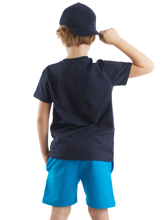 Shark Surf Erkek Çocuk T-shirt Şort Takım - 2