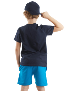 Shark Surf Erkek Çocuk T-shirt Şort Takım - 2