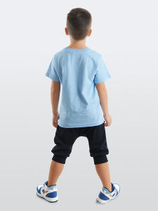 Shark'n Roll Erkek Çocuk Yazlık T-shirt Kapri Şort Takım - 3