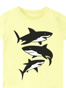 Sharks Boy T-shirt&Capri Pants Set - 8