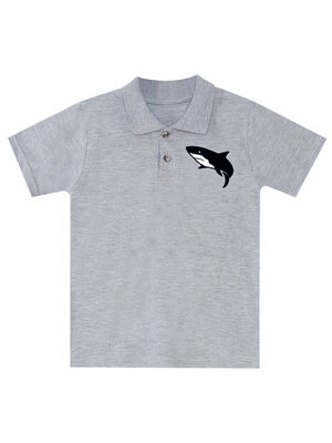 Shark Erkek Çocuk Polo Yaka T-shirt Şort Takım