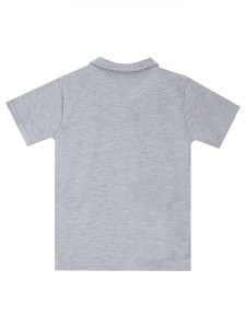 Shark Erkek Çocuk Yazlık Polo Yaka T-shirt Gabardin Şort Takım - 6