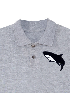 Shark Erkek Çocuk Yazlık Polo Yaka T-shirt Gabardin Şort Takım - 9