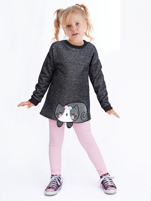 Shinny Cat Girl Leggings Set - 1
