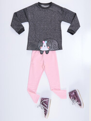 Shinny Cat Girl Leggings Set - 3