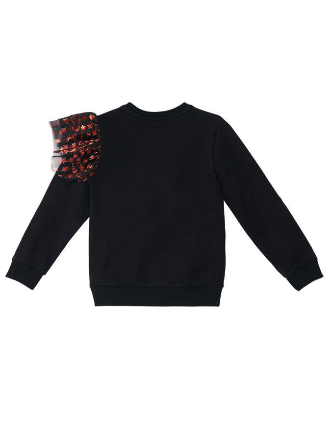 Sıkı Dostlar Tüllü Kız Çocuk Uzun Kollu Sweatshirt - 4