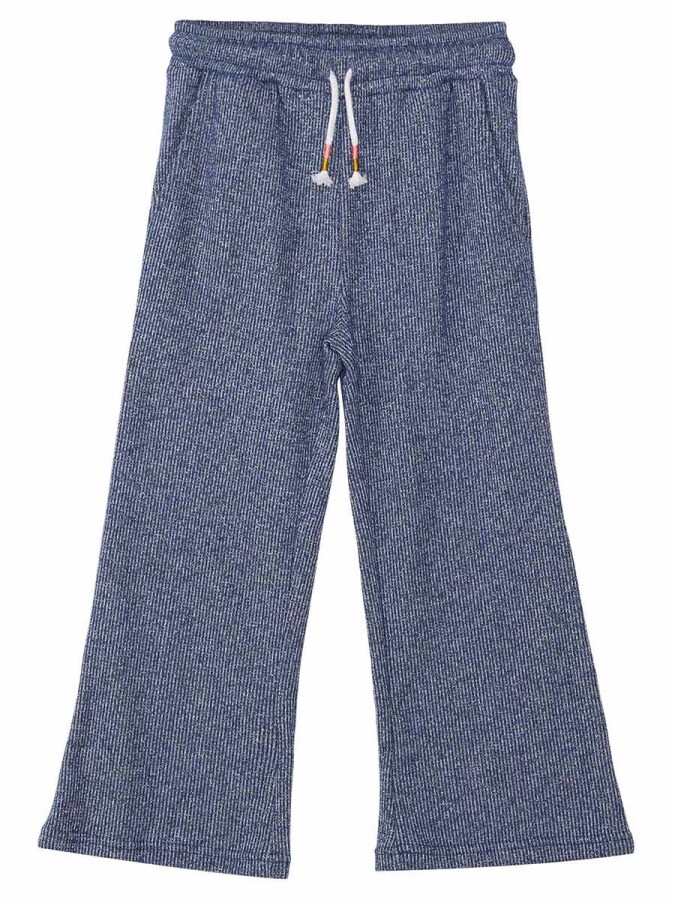Silver Cat Girl Knitted Navy Blue Tracksuit - 6