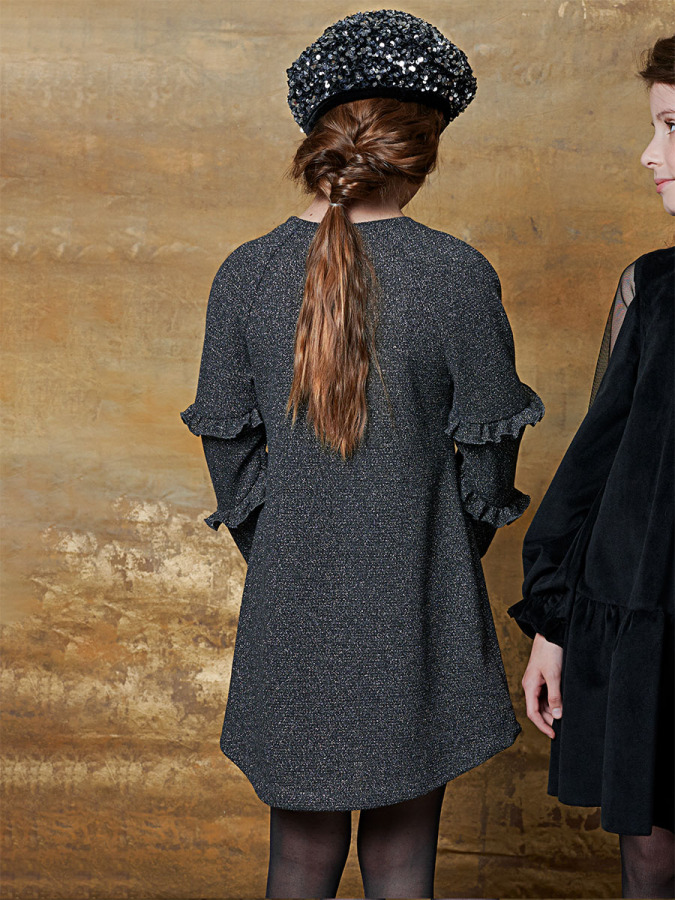 Simli Örme Elbise - 5