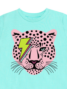 Şimsek Aslan Kız Çocuk Yazlık T-shirt Tayt Takım - 8