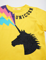 Şimşek Unicorn Kız Pantolon Takım - Thumbnail