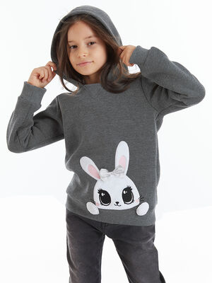 Şirin Tavşan Kız Çocuk Sweatshirt
