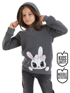 Şirin Tavşan Kız Çocuk Sweatshirt - Denokids