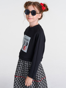 Siyah Beyaz Etek Blüz Takım - 2