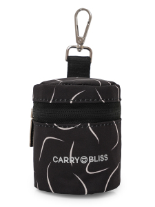 Siyah Dalga PaciPal Astarlı Emzik Saklama Çantası - 3