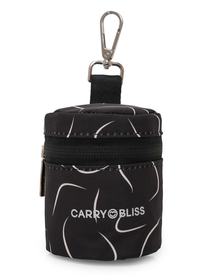 Siyah Dalga PaciPal Astarlı Emzik Saklama Çantası - 3