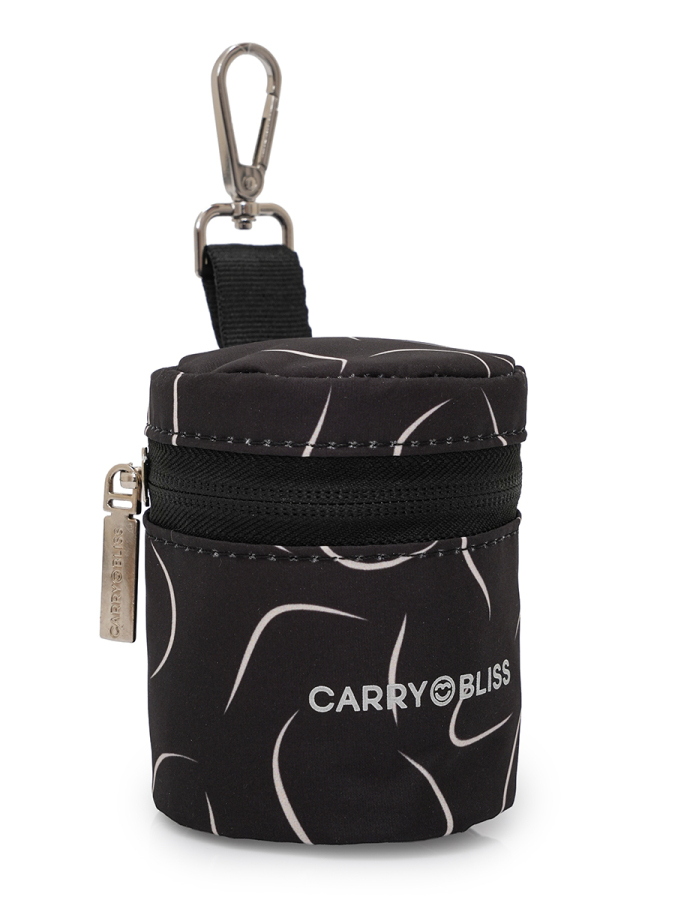 Siyah Dalga PaciPal Astarlı Emzik Saklama Çantası - 4