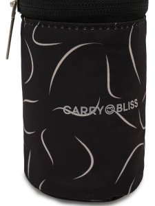 Siyah Dalgalı Biberon ve Anne Sütü Taşıma Çantası - 4