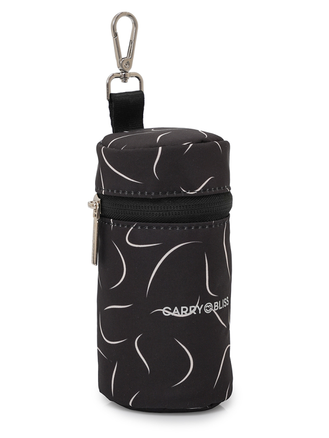 Siyah Dalgalı Biberon ve Anne Sütü Taşıma Çantası - 6