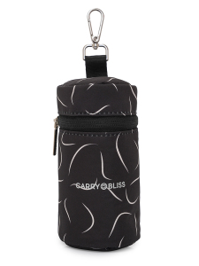 Siyah Dalgalı Biberon ve Anne Sütü Taşıma Çantası - Carry Bliss