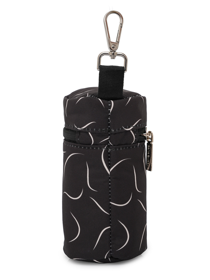 Siyah Dalgalı Biberon ve Anne Sütü Taşıma Çantası - 5