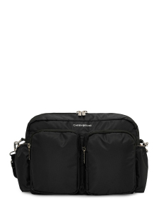 Siyah DuoPack Çok Gözlü Anne Bebek Çantası - 2