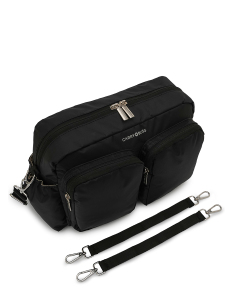 Siyah DuoPack Çok Gözlü Anne Bebek Çantası - 4