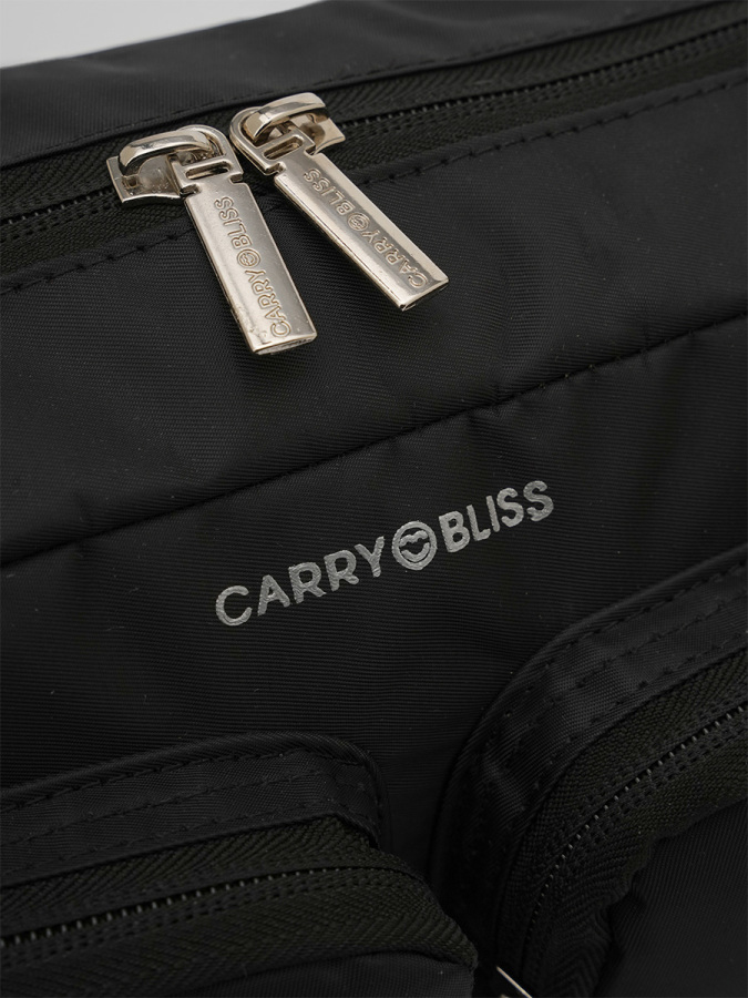 Siyah DuoPack Çok Gözlü Anne Bebek Çantası - 6