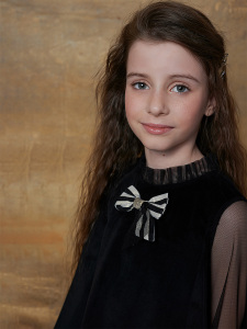 Siyah Kadife Elbise - 5