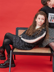 Siyah Kapişonlu Ceket - 4