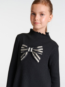 Siyah Örme Elbise - 2