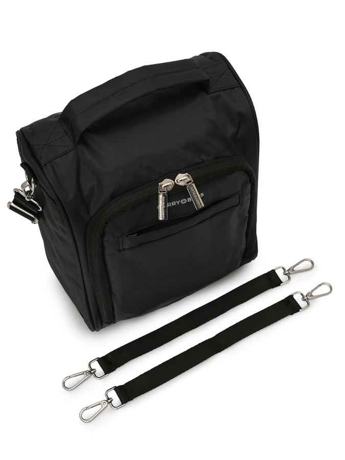 Siyah SnapPack Çok Fonksiyonlu Çapraz Anne Çantası - 5