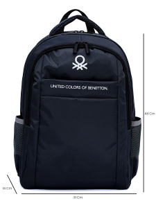 Siyah Unisex Günlük Kullanım Sırt Çantası - 2