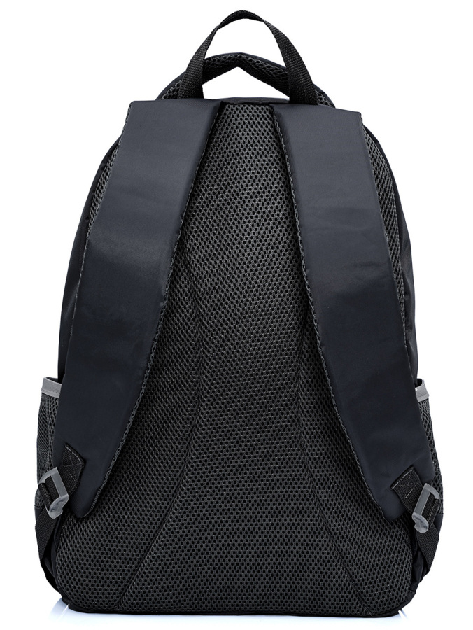 Siyah Unisex Günlük Kullanım Sırt Çantası - 3