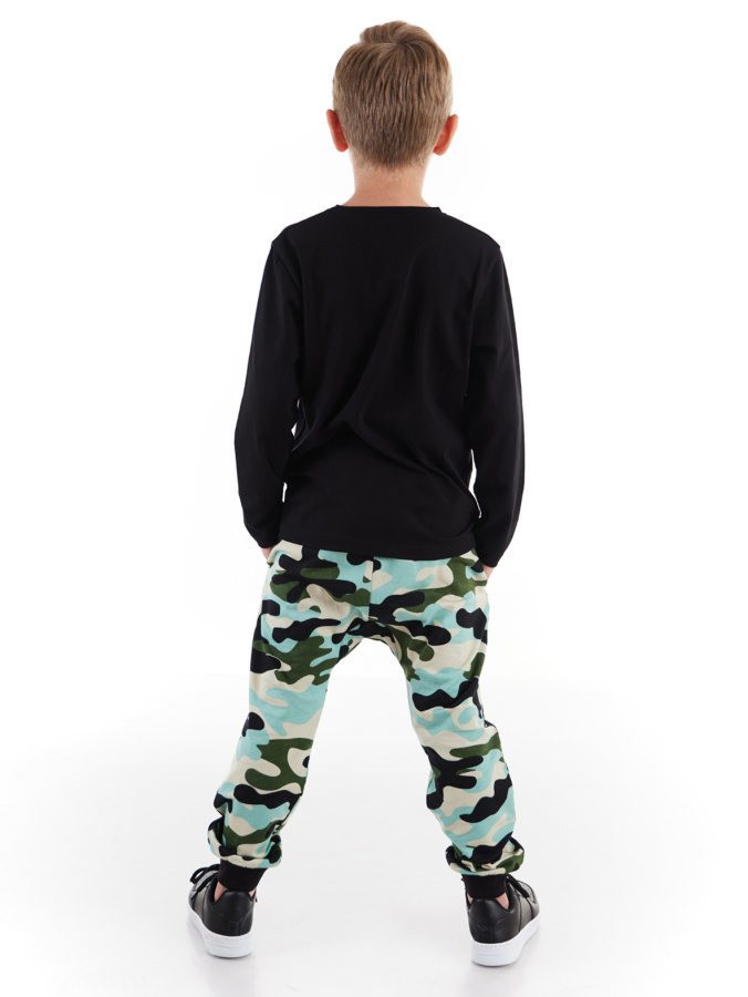 Skate Camo Boy T-shirt&Pants Set - 2