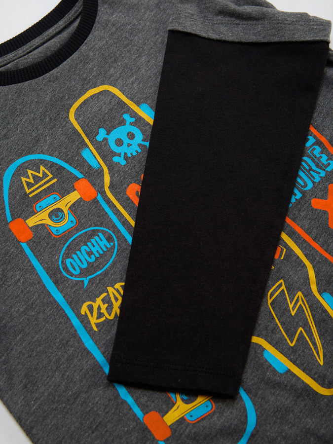 Skate Erkek Çocuk T-shirt Pantolon Takım - 6