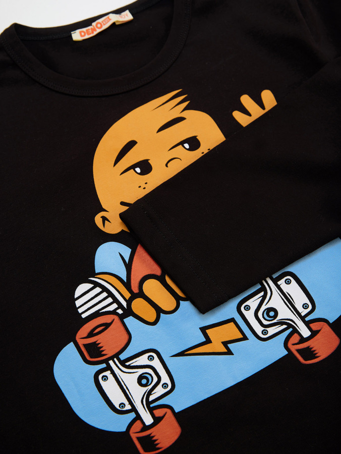 Skate Thunder Erkek Çocuk T-shirt Pantolon Takım - 7