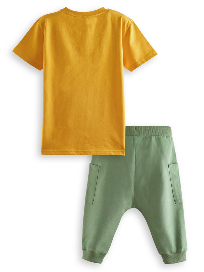 Skater Boy T-shirt&Capri Shorts Set - 4