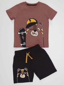Skater Boy T-shirt&Shorts Set - 3