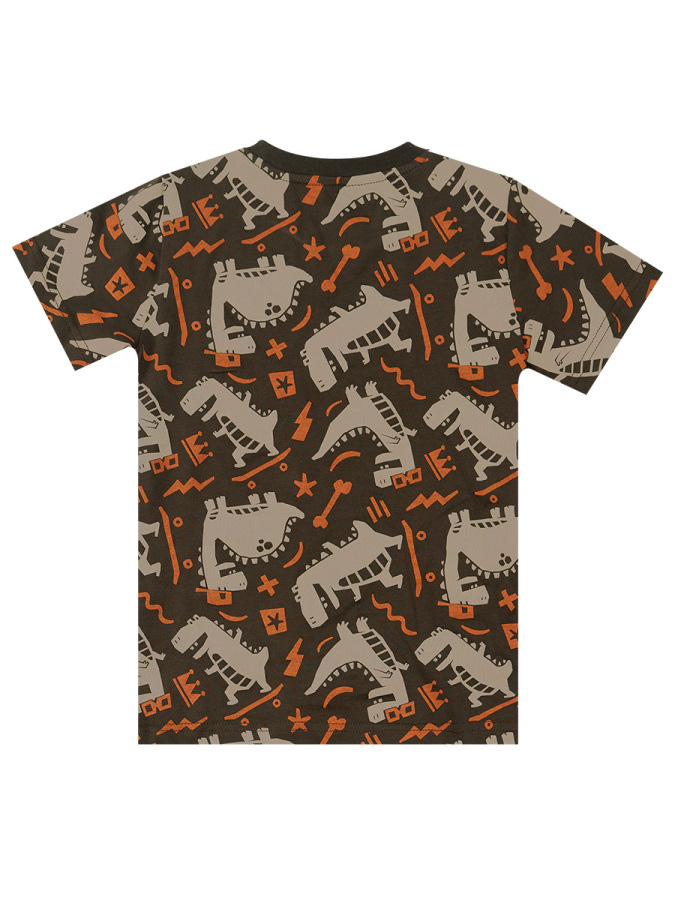 Skater Dino Boy T-shirt&Shorts Set - 6