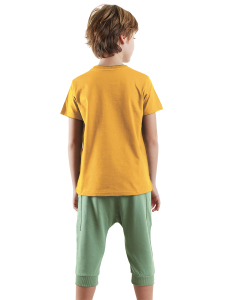 Skater Erkek Çocuk T-shirt Kapri Şort Takım - 2