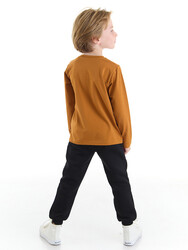 Skater Tiger Boy T-shirt&Pants Set - Thumbnail