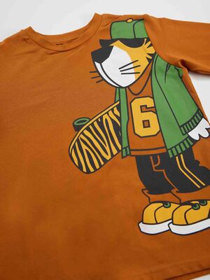 Skater Tiger Boy T-shirt&Pants Set - 5