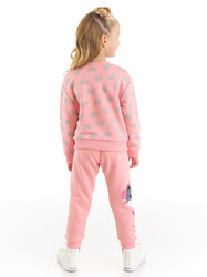 Skating Cat Girl Pink Tracksuit - 2