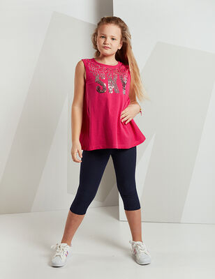 Sky Sequined Tunic Set - 1