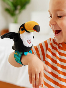 Slap Bant Konuşan Hareketli Tukan Kuş Oyuncak Bileklik Toucan - Happy Yappers