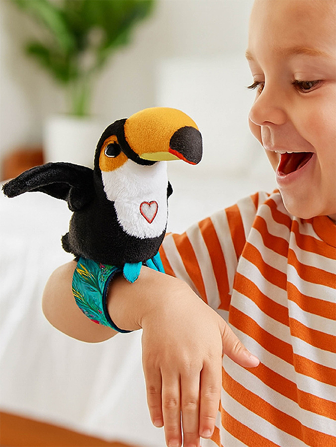 Slap Bant Konuşan Hareketli Tukan Kuş Oyuncak Bileklik Toucan - 1