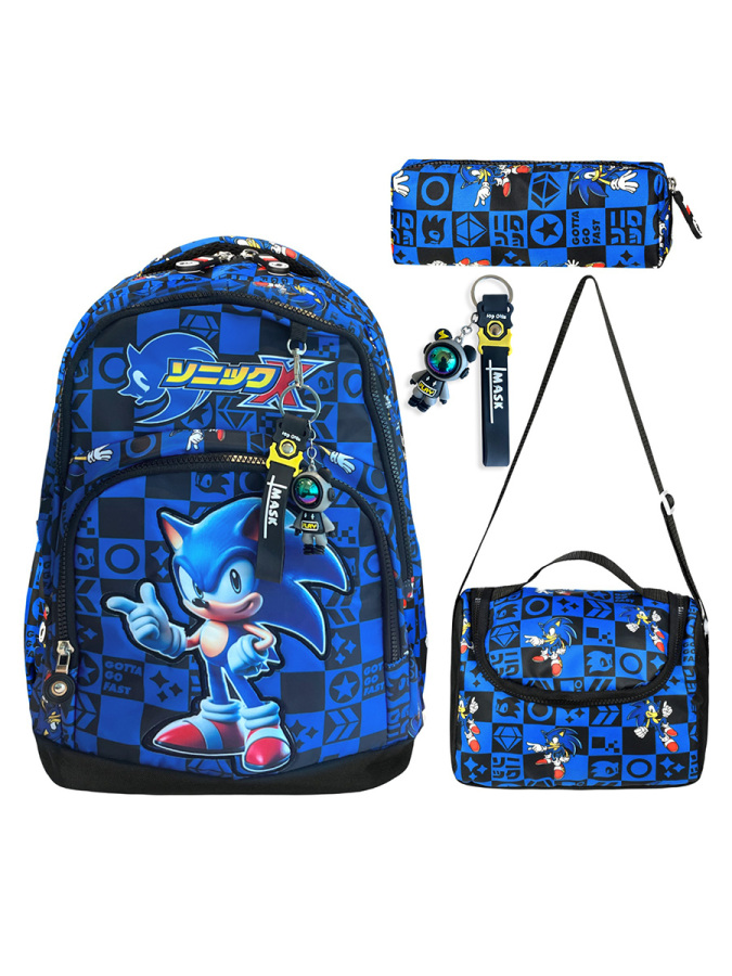 Sonic İlkokul 3'lü Çanta Seti - 1