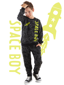 Space Boy Anthracite Tracksuit - 1